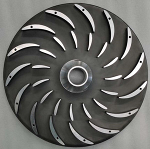 金属模具低压铸造铝回流曲线前盖用于压缩机